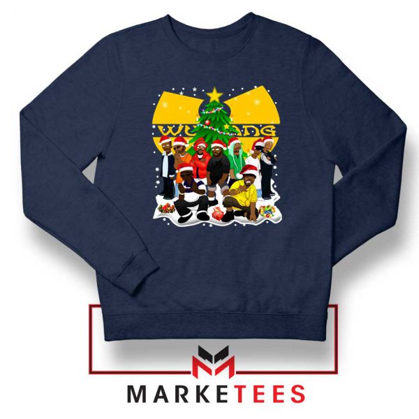 Wu Tang Clan Simpsons Navy Sweatshirt