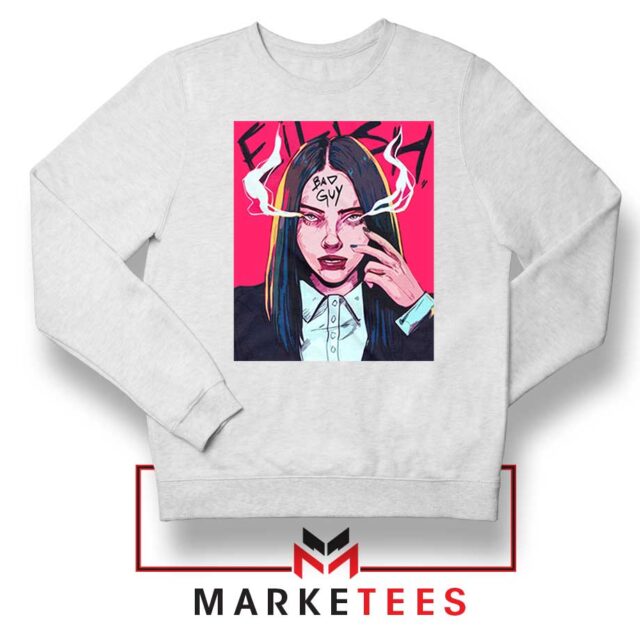Best Bad Guy Song Artwork Sweatshirt - Passionately
