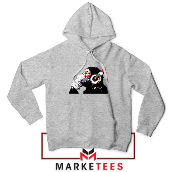 Buy Banksy Monkey DJ Art Hoodie S-2XL - Marketees.com