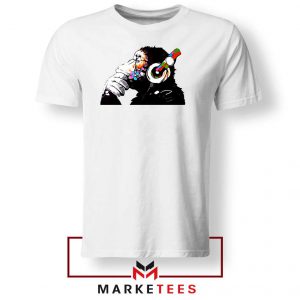 Banksy Monkey DJ Art Tshirt