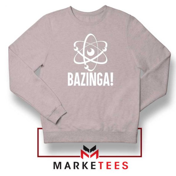 Bazinga Atom Ripple Sport Grey Sweater