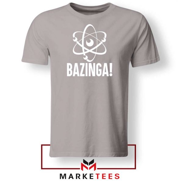 Bazinga Atom Ripple Sport Grey Tee