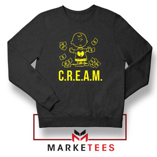 Charlie Brown Rapper Cream Sweater