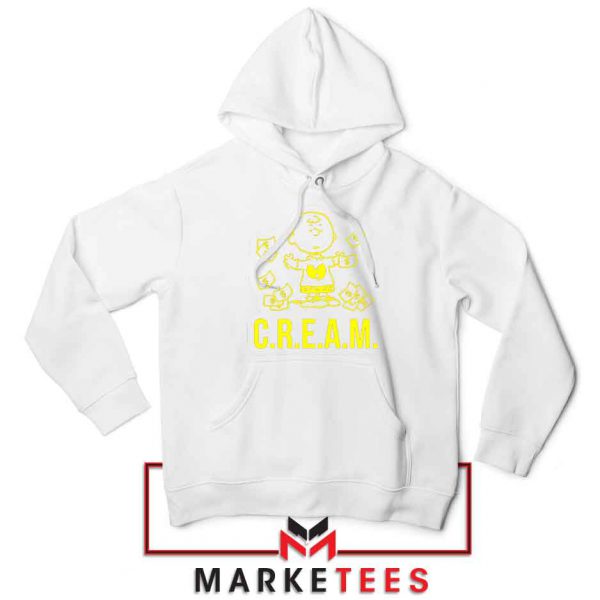 Charlie Brown Rapper Cream White Hoodie