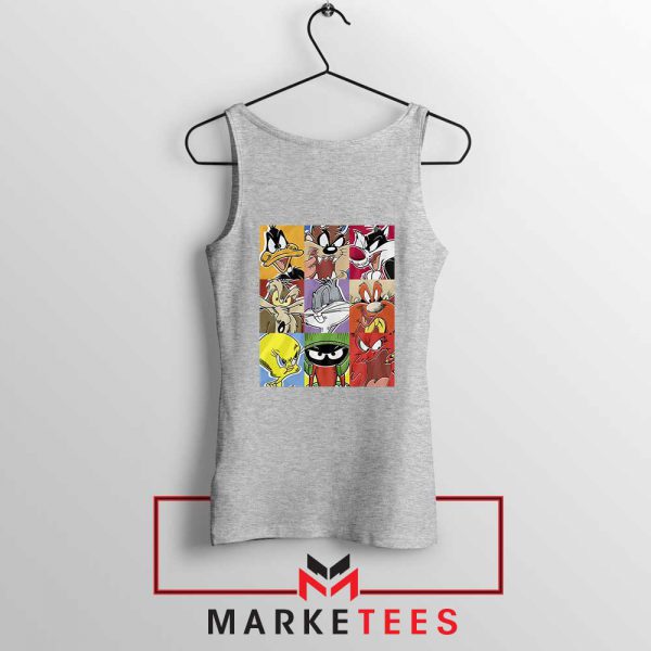 Comedy Film Series Characters Sport Grey Tank Top