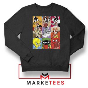 Comedy Series Characters Black Sweatshirt