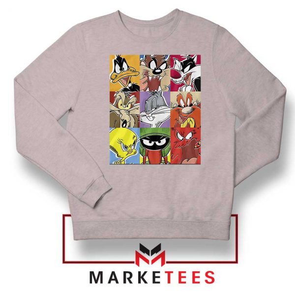 Comedy Series Characters Sport Grey Sweatshirt