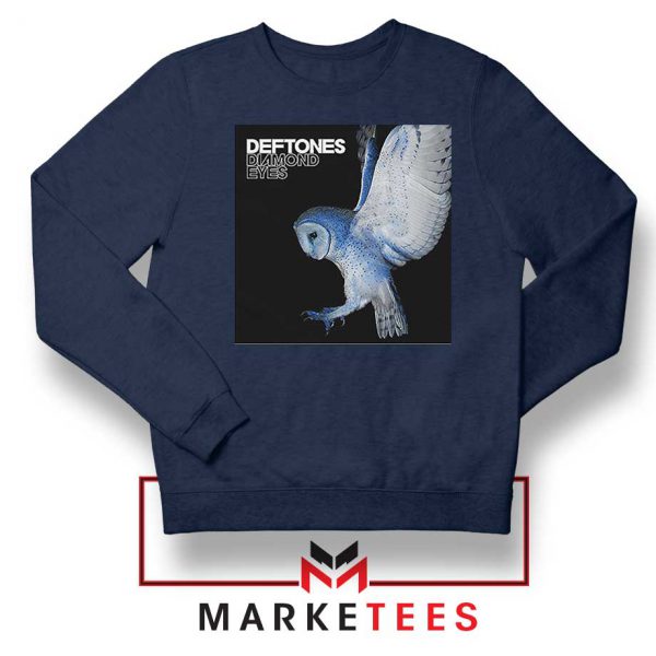 Diamond Eyes Cover Navy Blue Sweatshirt