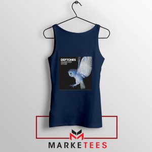 Diamond Eyes Cover Navy Blue Tank Top