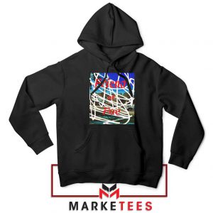 Friend or Foe Graphic Black Hoodie