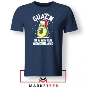 Fruit Guac In a Winter Navy Blue Tee