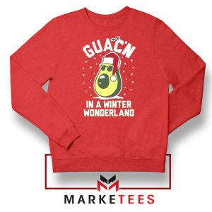 Fruit Guac In a Winter Red Sweater