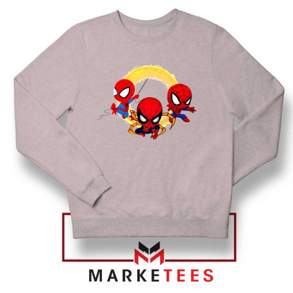 Funny Spiderman Multiverse Sport Grey Sweatshirt