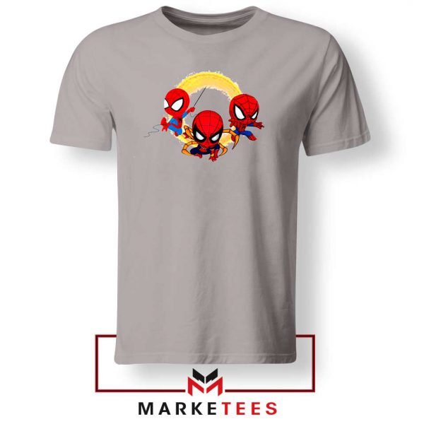 Funny Spiderman Multiverse Sport Grey Tshirt