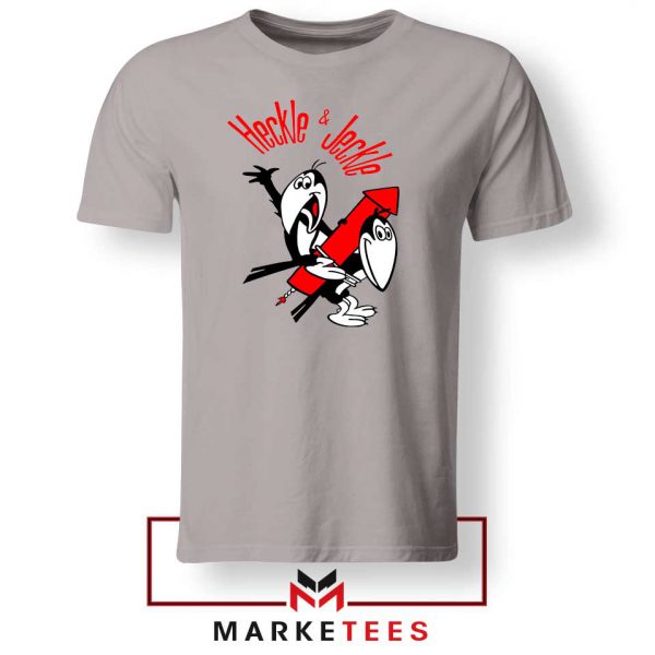 Heckle and Jeckle Show Sport Grey Tee