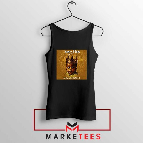 King of Memphis Rapper Black Tank Top