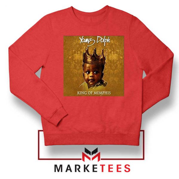 King of Memphis Rapper Red Sweatshirt