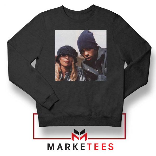 Method Man and Mary J Blige Black Sweater