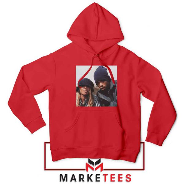 Method Man and Mary J Blige Red Hoodie