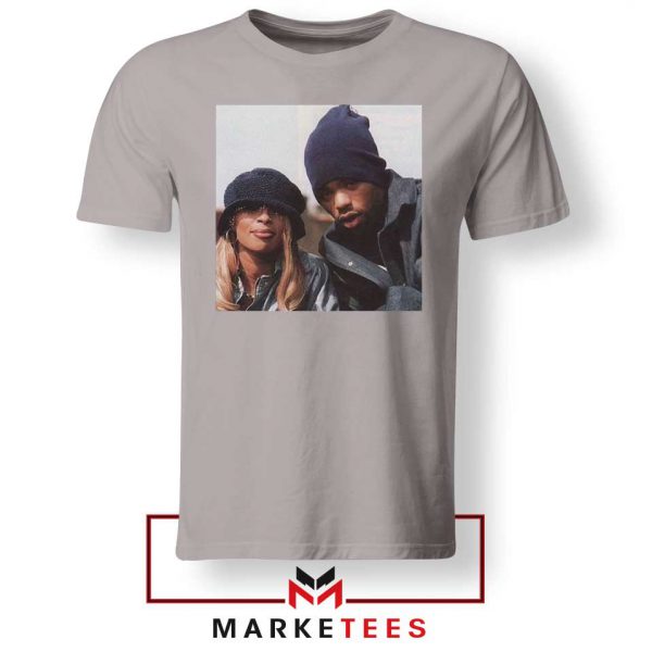 Method Man and Mary J Blige Sport Grey Tshirt