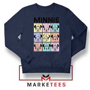 Minnie Mouse Cartoon Navy Blue Sweater