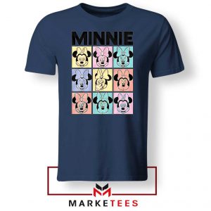 Minnie Mouse Cartoon Navy Blue Tee