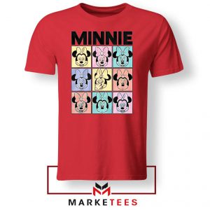 Minnie Mouse Cartoon Red Tee