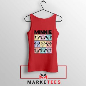 Minnie Mouse Cartoon Red Top