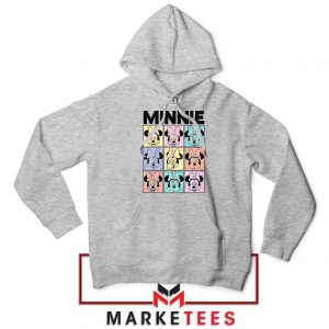 Minnie Mouse Cartoon Sport Grey Hoodie