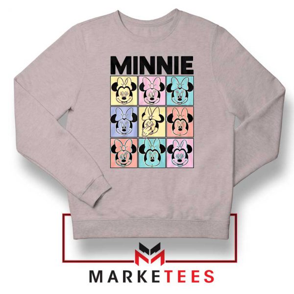 Minnie Mouse Cartoon Sport Grey Sweater