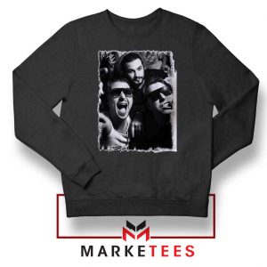 Music Supergroup Poster Black Sweater