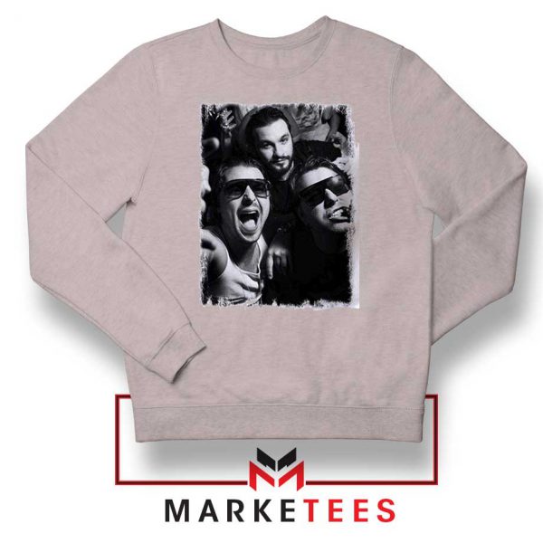 Music Supergroup Poster Sport Grey Sweater
