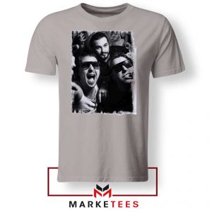 Music Supergroup Poster Sport Grey Tshirt