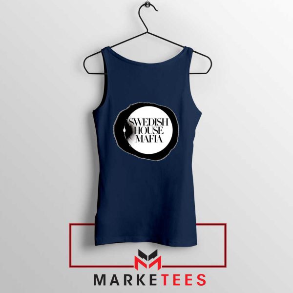 Swedish House Mafia Tour Navy Blue Tank Top