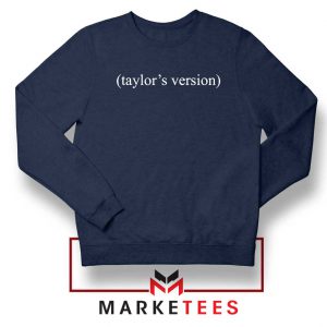 Taylors Version Fearless Navy Blue Sweater