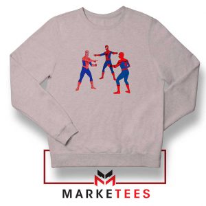 Three Marvel Spiderman Sport Grey Sweater