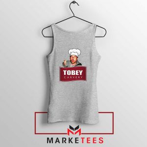 Tobey Maguire Carvery Sport Grey Tank Top