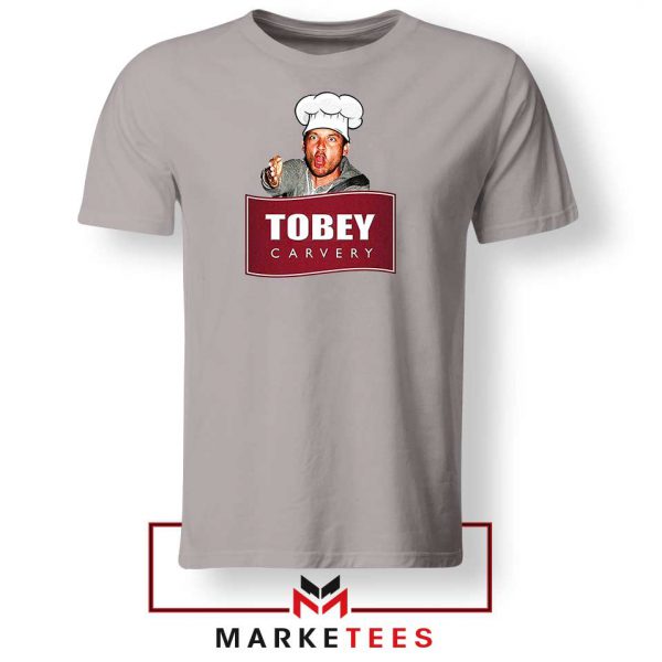 Tobey Maguire Carvery Sport Grey Tshirt