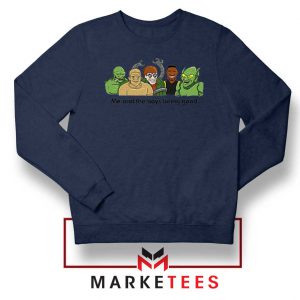 Villains Me and My Boys Navy Blue Sweatshirt