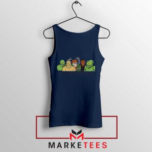 Villains Me and My Boys Navy Blue Tank Top