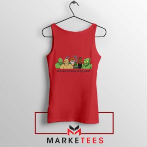 Villains Me and My Boys Red Tank Top