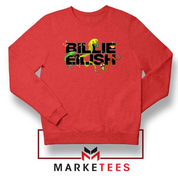 Your Power Snake Logo Red Sweater