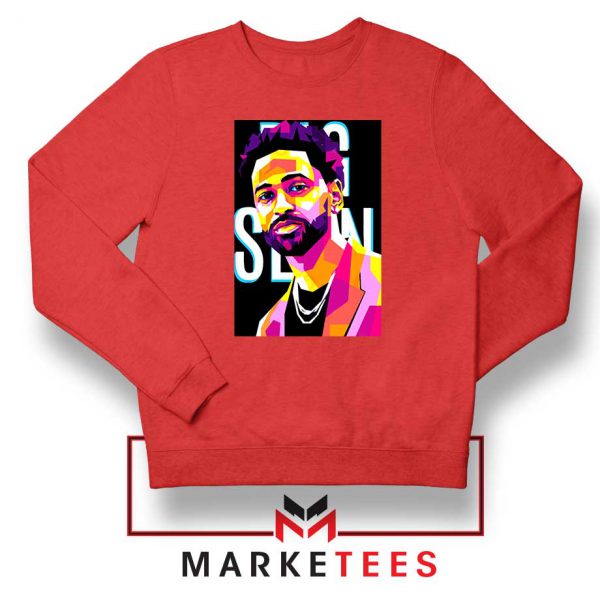 Big Sean Pop Art Red Sweater