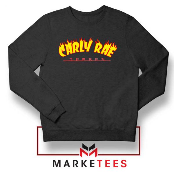 Carly Rae Jepsen Logo Black Sweater