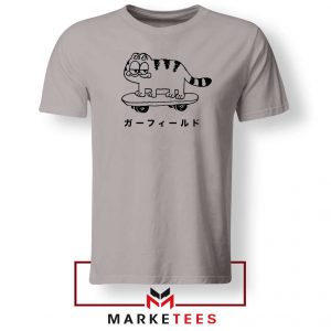 Cool Garfield Japanese Sport Grey Tshirt