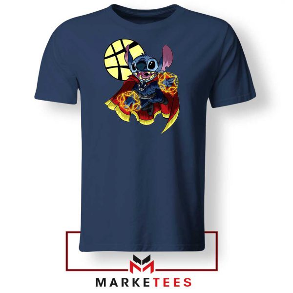 Dr Strange Stitch Parody Navy Blue Tshirt