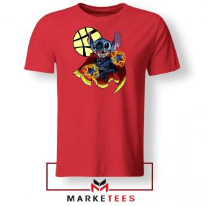 Dr Strange Stitch Parody Red Tshirt