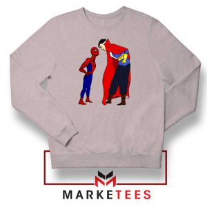 Dr Strange vs Spiderman Sport Grey Sweatshirt