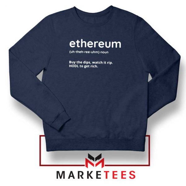 Ethereum Stock Navy Sweater