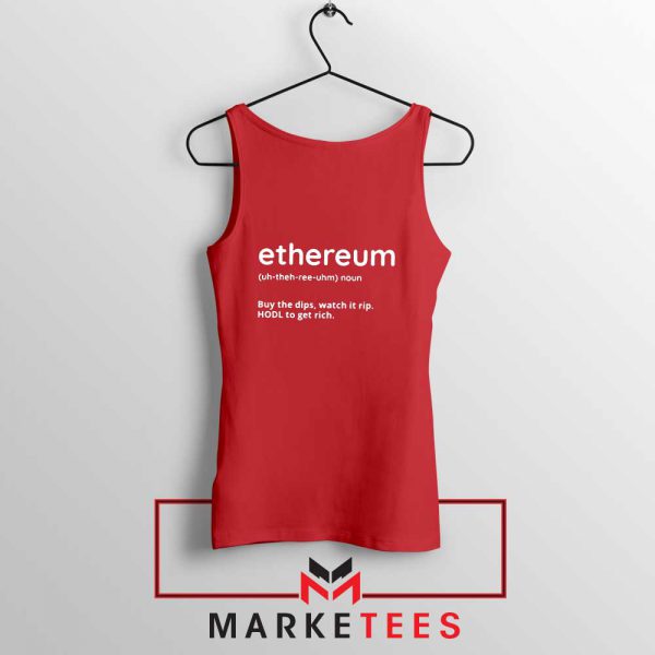 Ethereum Stock Red Top